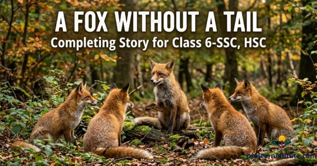 A Fox Without a Tail Completing Story for Class 6-SSC, HSC