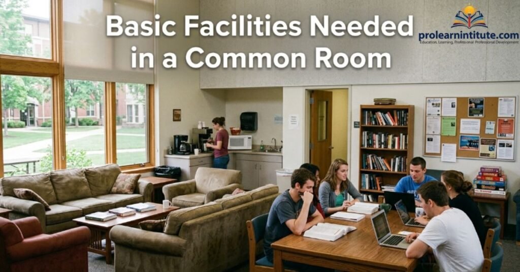 Basic Facilities Needed in a Common Room
