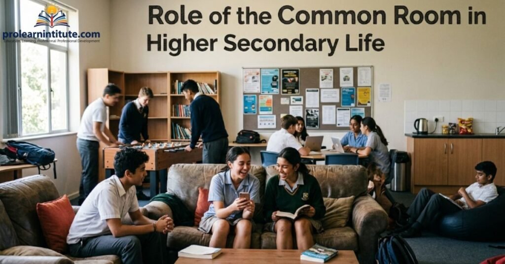 Role of the Common Room in Higher Secondary Life