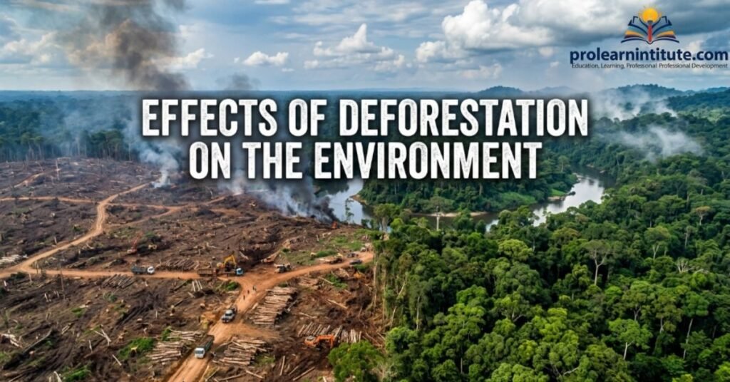 Effects of Deforestation on the Environment