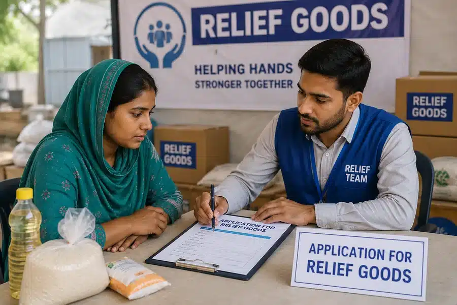 Application for Relief Goods | Class 6,7,8,9,10, SSC & HSC